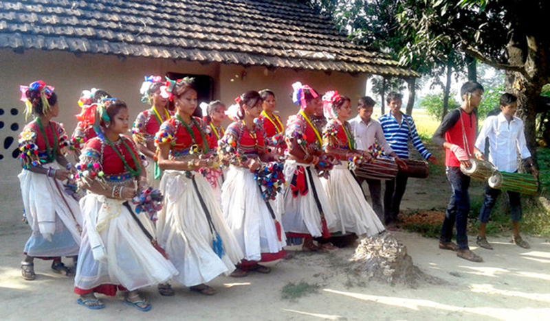 मगर र छन्त्याल समुदायमा माघे सङ्क्रान्तिको रौनक 