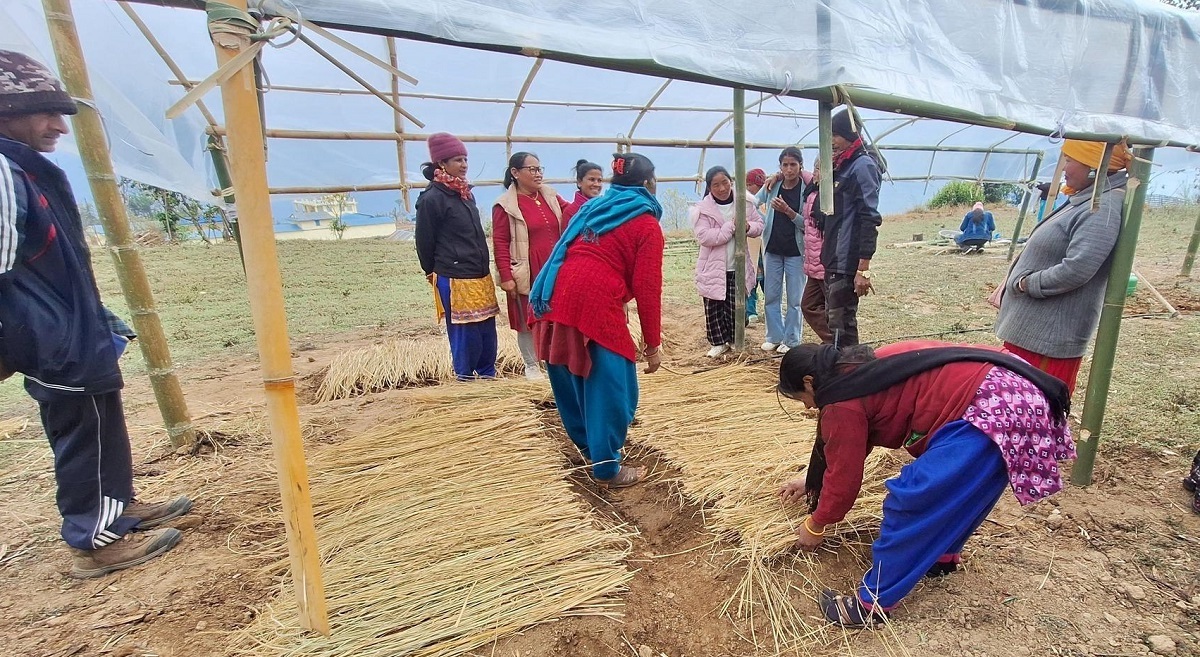 भोजपुरका किसानलाई तालिमसँगै कृषि सामग्री हस्तान्तरण