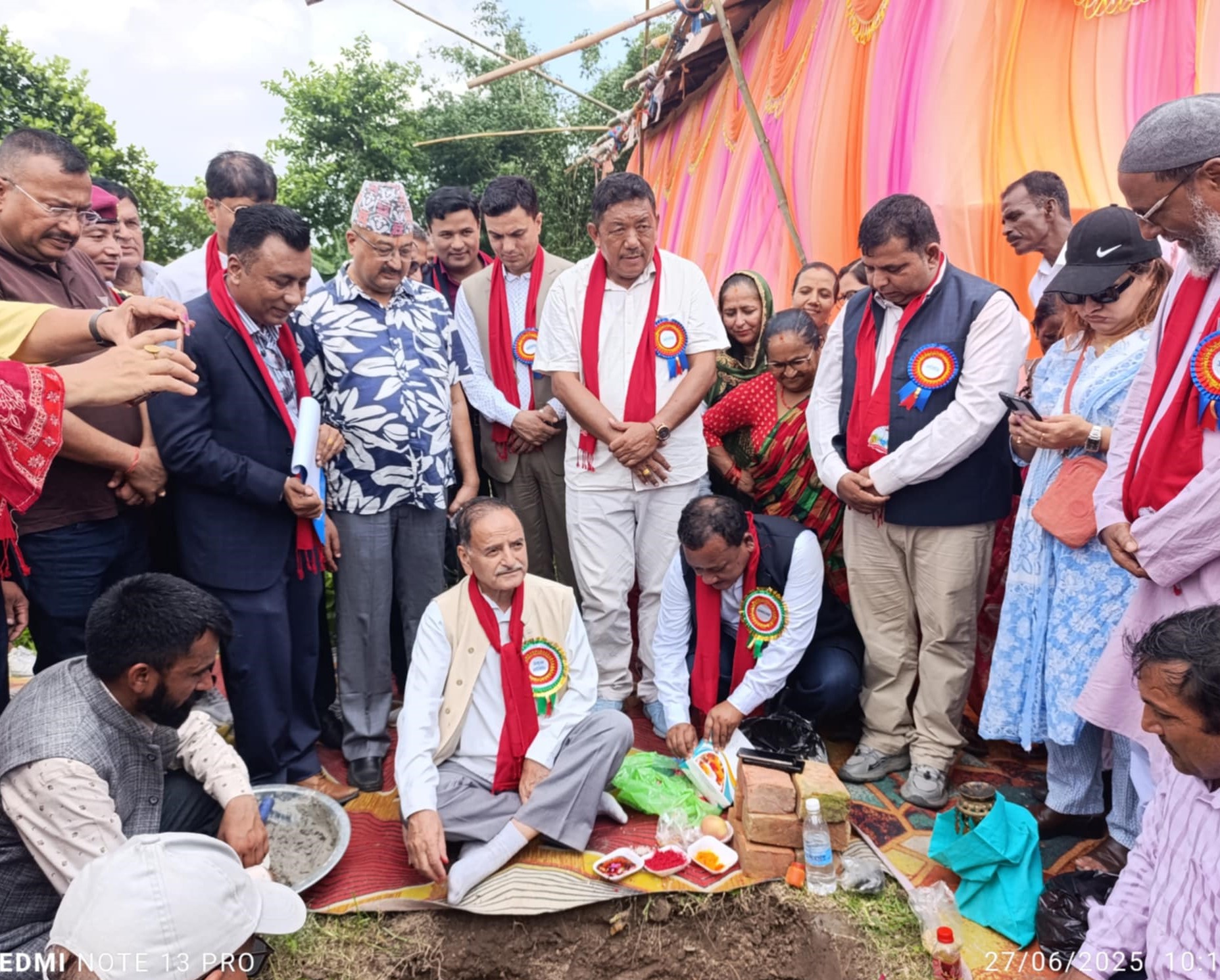 पूर्व उपप्रधान तथा गृहमन्त्री सिटौलाद्वारा प्राविधिक शिक्षालयको शिलान्यास