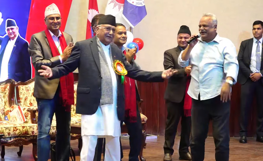 जीवन शर्माको गीत ‘सिमली छायाँ’मा प्रधानमन्त्रीको छमछमी