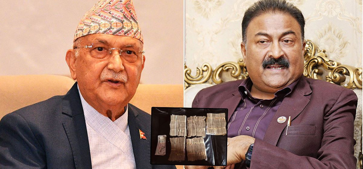 भ्रष्टाचार प्रकरणमा मुछिएका मन्त्री राजकुमार गुप्ता प्रधानमन्त्री निवास बालुवाटारमा उपस्थित