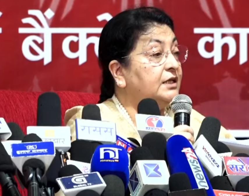 मेरो मुल्य मान्यता र निष्ठा बिचलित भएको छैन्ः भण्डारी