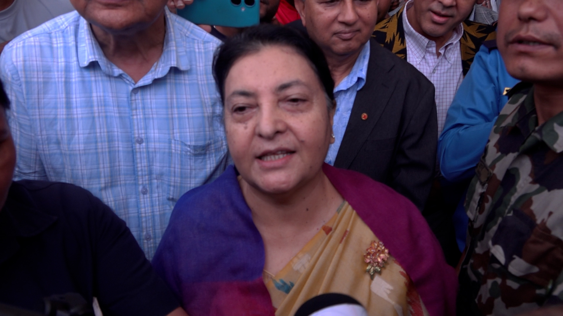 राष्ट्रिय राजनीतिमै कुराकानी भयो, अन्य कुरा आधिकारिक च्यानलबाट आउँछ : भण्डारी