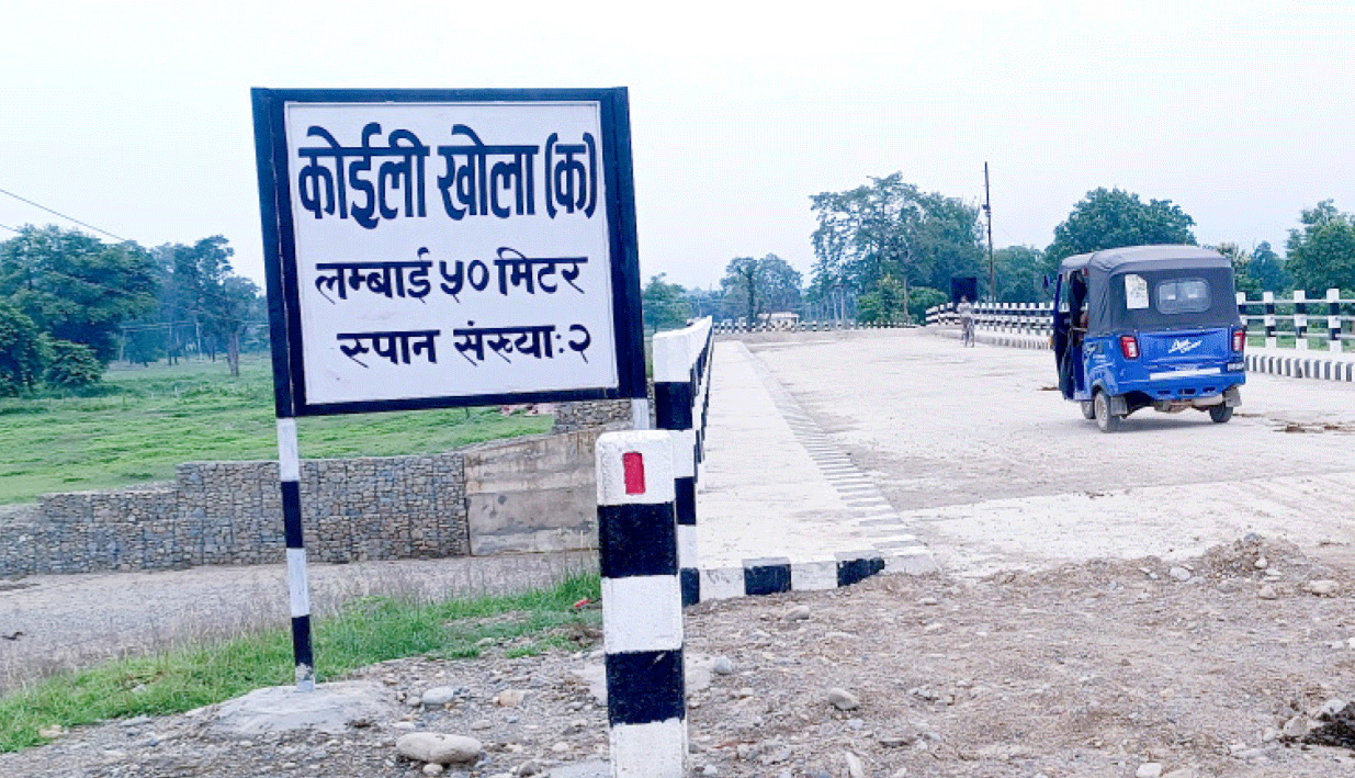 २ वर्षको ठेक्का लगेको पुल नौ महिनामै तयार,प्रधानमन्त्रीले दिए धन्यवाद