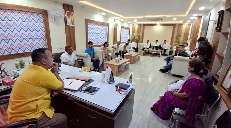 हैजा नियन्त्रणमा वीरगञ्जमा सरोकारवाला निकायबीच समन्वयात्मक छलफल