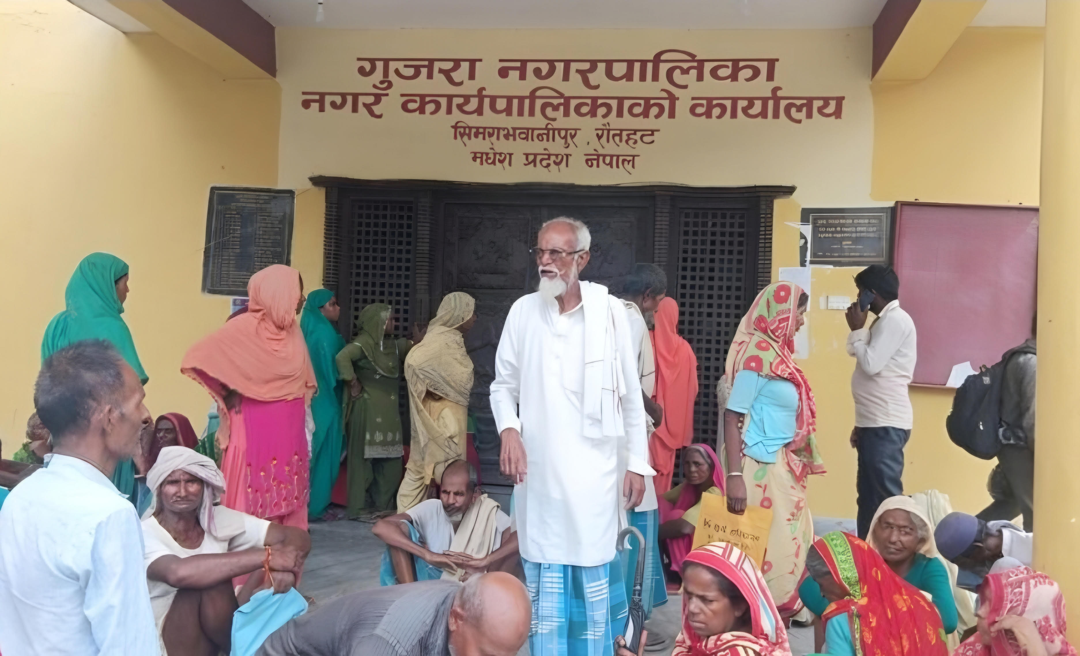 गुजरा नगरपालिकामा सामाजिक सुरक्षा र पोषण भत्ता वितरण नहुँदा तालाबन्दी