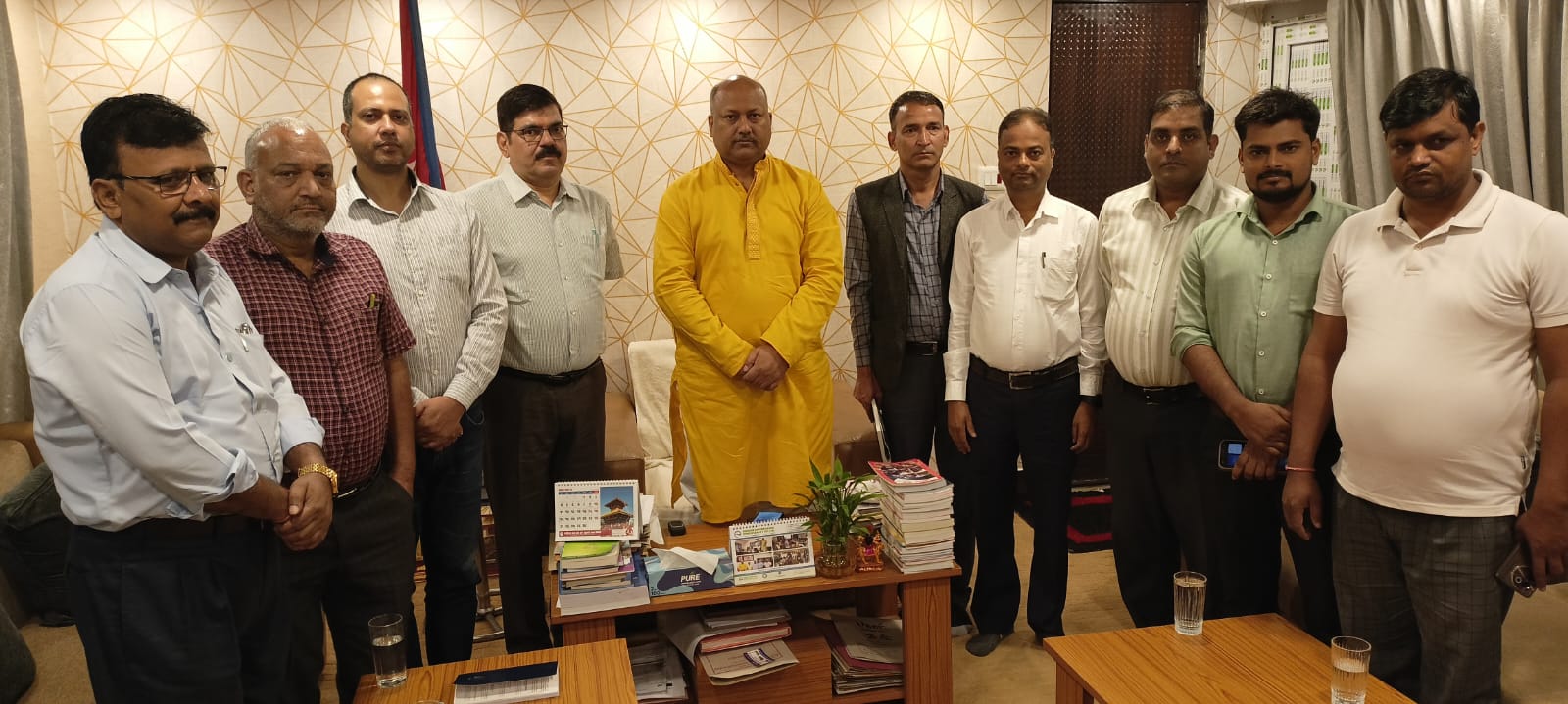 भारतको जल शक्ति मन्त्रालयका प्राविधिक विज्ञहरु र मुख्यमन्त्री सिंहबीच भेटवार्ता