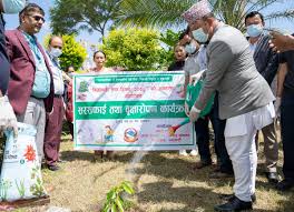 निजामती सेवा दिवसका अवसरमा वृक्षरोपण