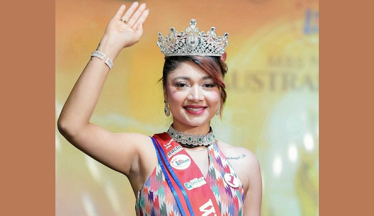 लीला तिवारीले जितिन्  मिसेस नेपाल अस्ट्रेलिया २०२५ को ताज