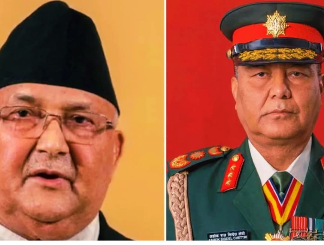 ओलीले मद्दत माग्दा सेना प्रमुखसँग राजीनामा दिनुस् भनेपछि मात्र ओलीले दिए राजीनामा