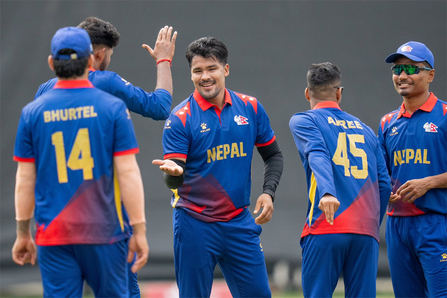 ओमानलाई छ विकेटले हराउँदै नेपाल विजयी