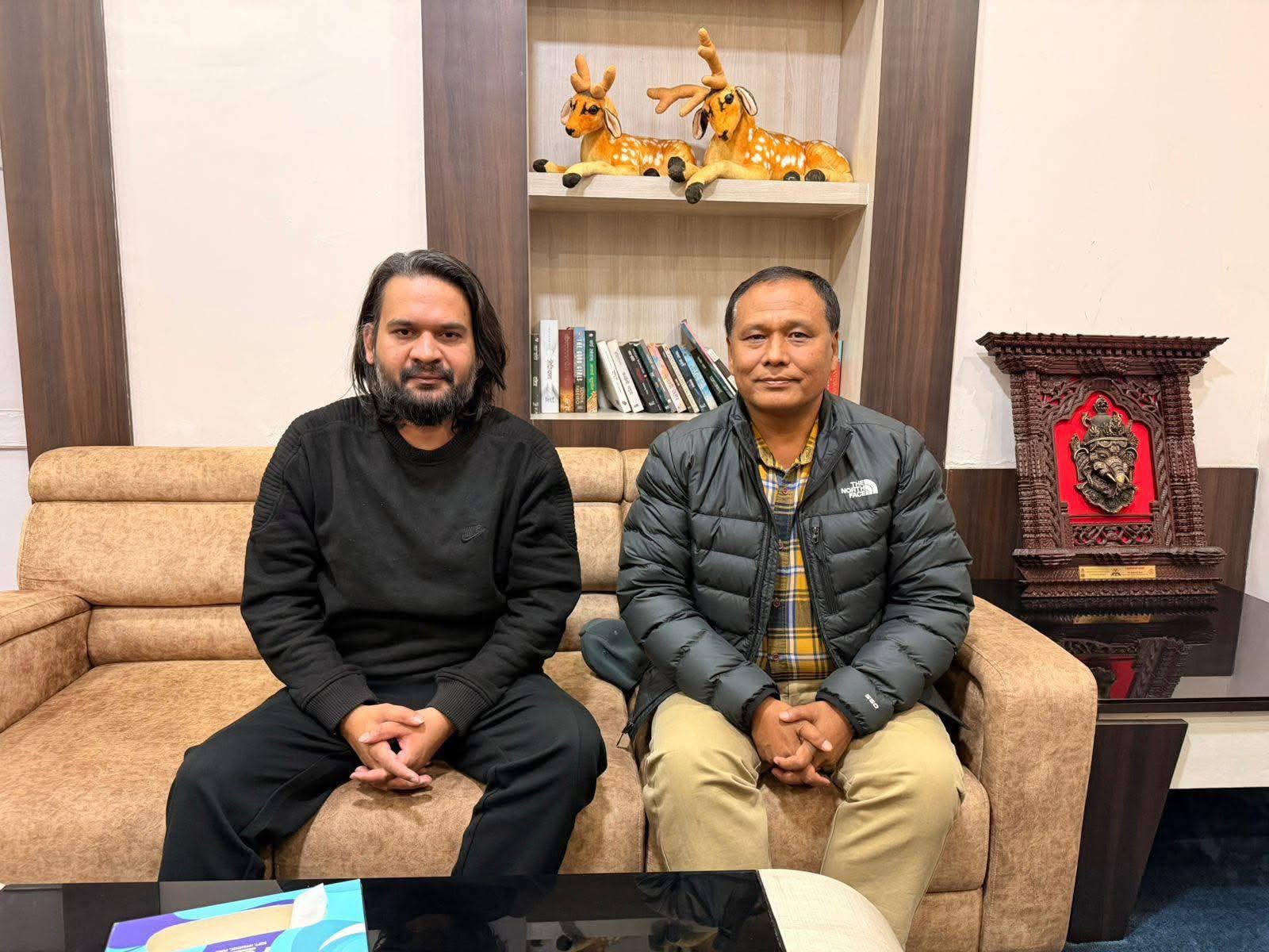 बालेनसङ्ग भेटेपछि कुलमानले लेखे- `देश बनाउने अभियानमा हामीसँगै छौँ।´