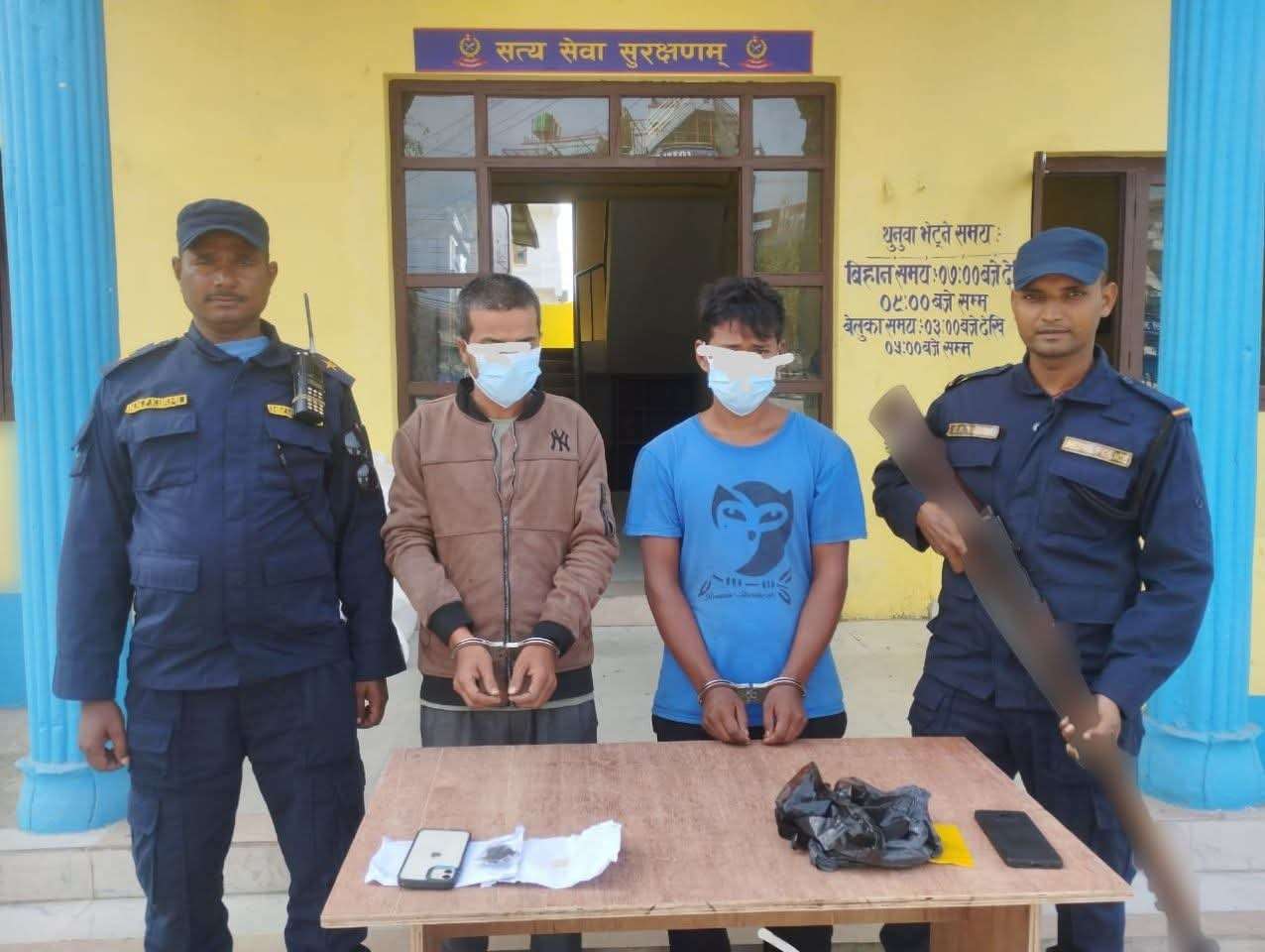 लागूऔषधसहित रौतहटमा दुई जना पक्राउ 