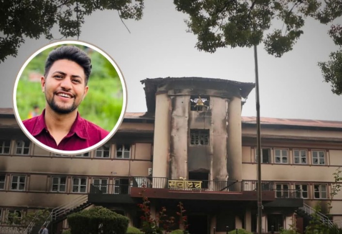 सर्वोच्च अदालत जलाएको आरोपमा ल क्याम्पसका पूर्व सभापति ढुंगेल पक्राउ