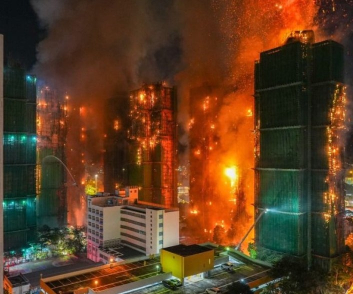 हङकङमा भीषण आगलागी, १३ जनाको मृत्यु