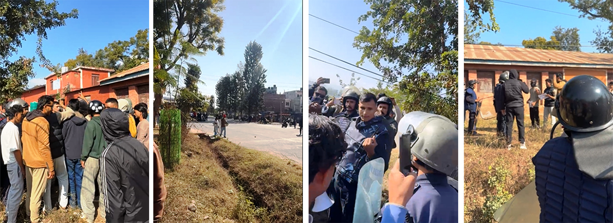 सुर्खेतमा महेश बस्नेतविरुद्ध प्रदर्शन, सुरक्षा व्यवस्था कडा सुर्खेतमा महेश बस्नेतविरुद्ध प्रदर्शन, सुरक्षा व्यवस्था कडा