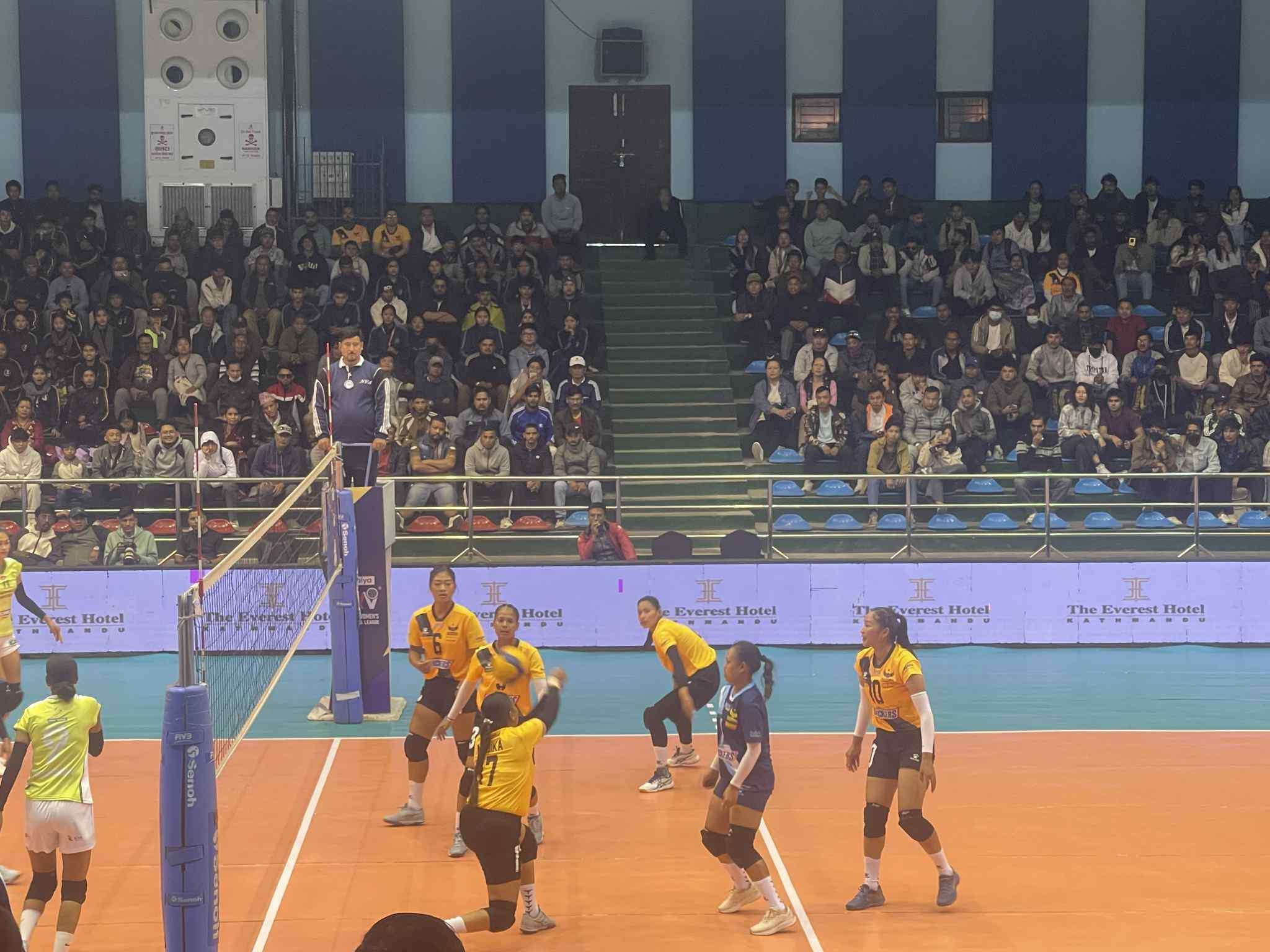 एभरेस्ट महिला भलिबल लिगको फाइनलमा कर्णाली यशविस प्रवेश