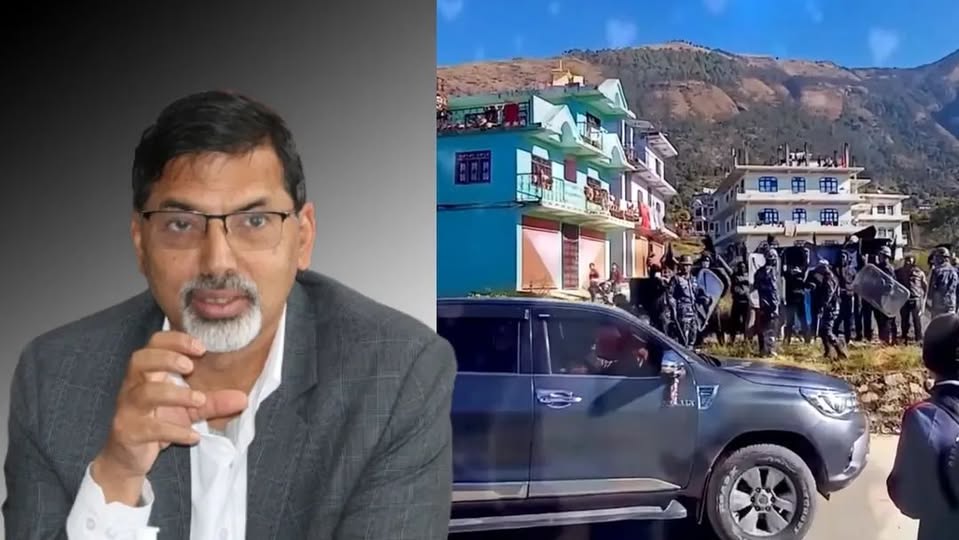 रुकुम पश्चिममा पूर्वमन्त्री जनार्दन शर्माविरुद्ध कालो झण्डा प्रदर्शन रुकुम पश्चिममा पूर्वमन्त्री जनार्दन शर्माविरुद्ध कालो झण्डा प्रदर्शन