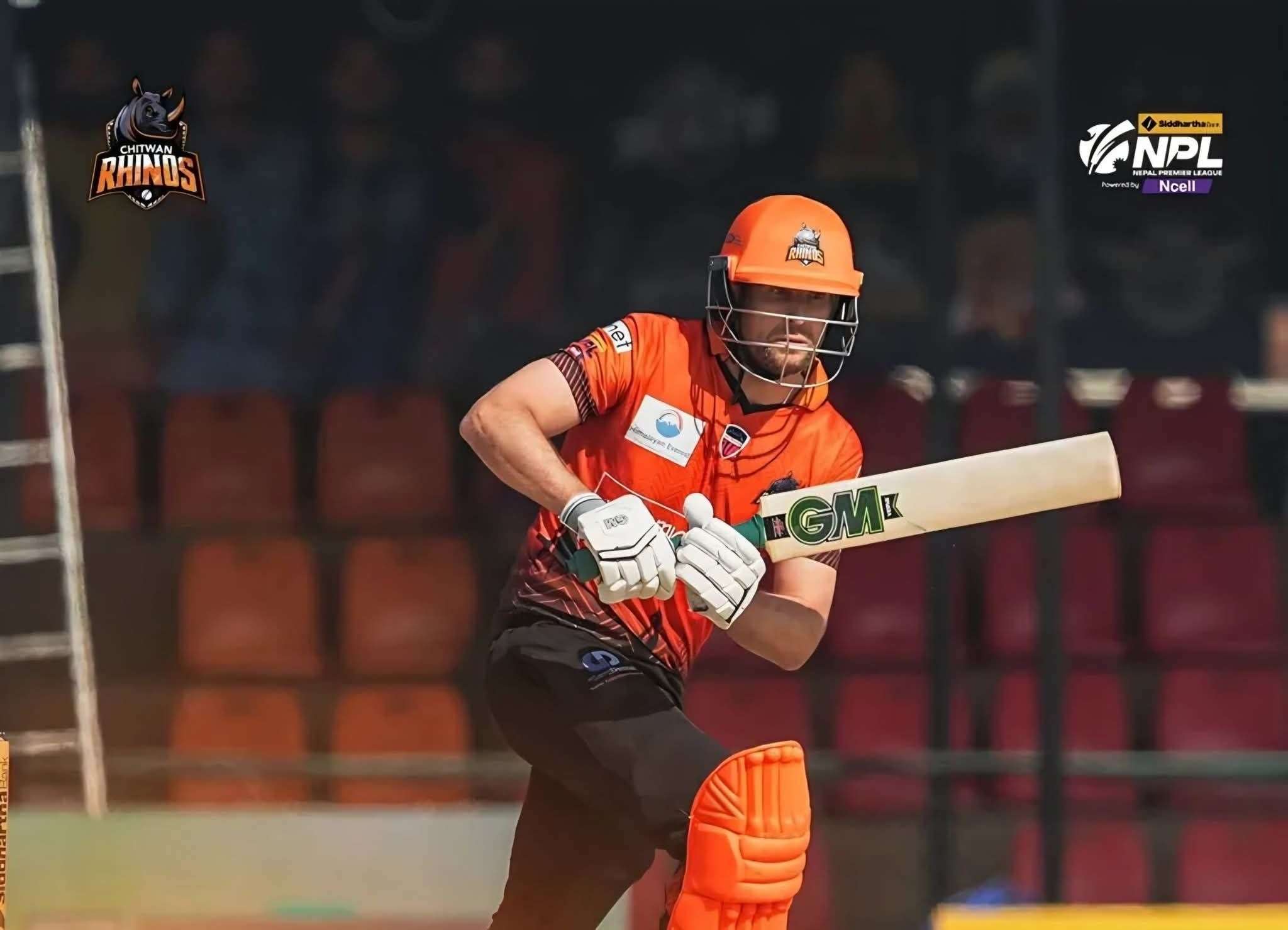 चितवन राइनोजले दियो जनकपुर बोल्ट्सलाई १७७ रनको लक्ष्य 