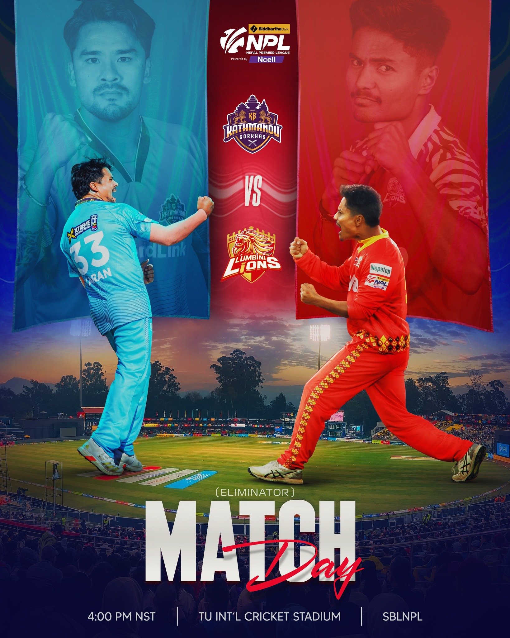 एनपीएलः एलिमिनेटरमा आज काठमाडौं र लुम्बिनी भिड्दै
