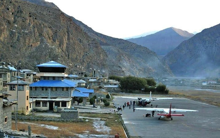 मुस्ताङ भ्रमण गर्नेको सङ्ख्या घट्दै गएपछि पोखरा–जोमसोम हवाई सेवा तीन महिनाका लागिस्थगित