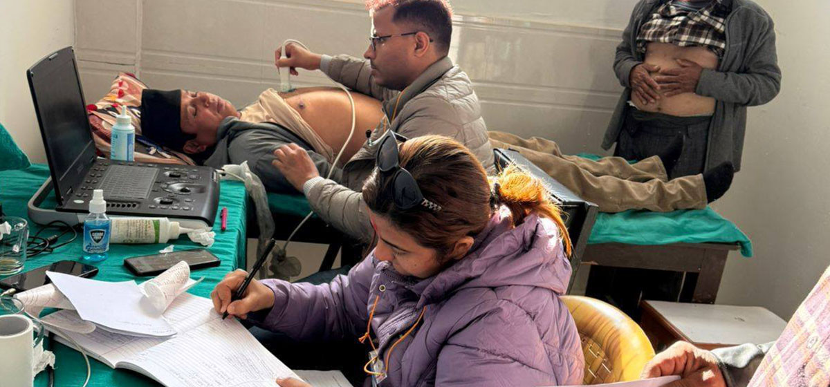 कुश्माको ठुलीपोखरीमा निःशुल्क मुटुरोग परीक्षण, ४५० भन्दा बढी लाभान्वित कुश्माको ठुलीपोखरीमा निःशुल्क मुटुरोग परीक्षण, ४५० भन्दा बढी लाभान्वित