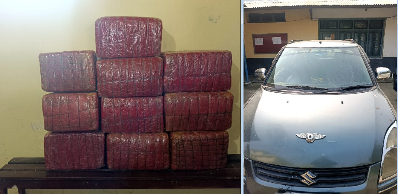 सय किलो भन्दा बढी गाँजासहित दुई पक्राउ सय किलो भन्दा बढी गाँजासहित दुई पक्राउ