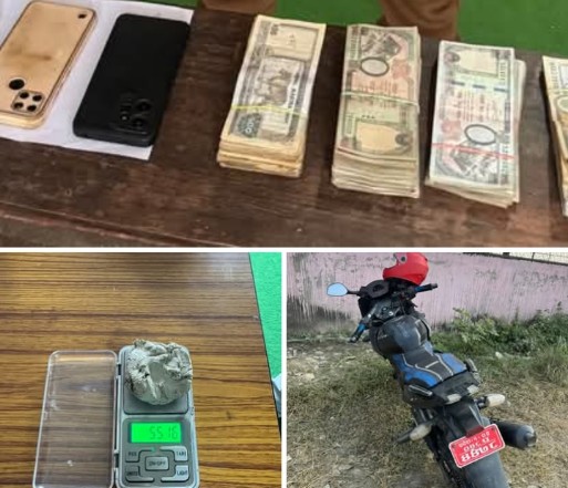 लागु औषध ब्राउन सुगर सहित ४ जना नियन्त्रणमा