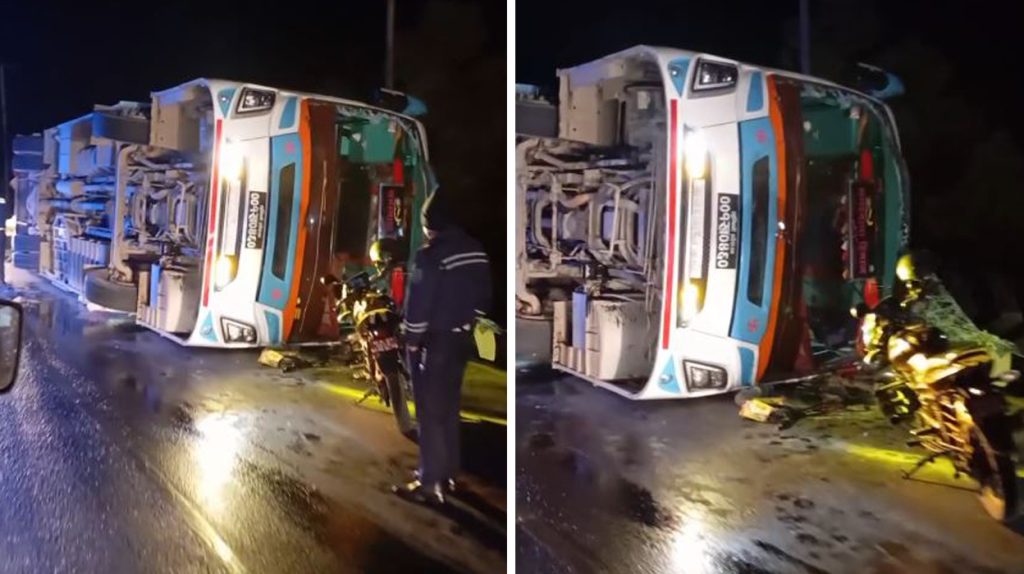 नारायणगढ–मुग्लिन सडकखण्डमा बस दुर्घटना हुँदा ४० जना घाइते नारायणगढ–मुग्लिन सडकखण्डमा बस दुर्घटना हुँदा ४० जना घाइते