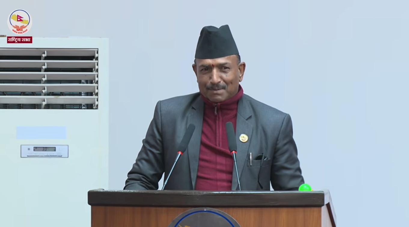 राष्ट्रिय सभामा नारायण दत्त भट्टको कटाक्षः लोकतन्त्रको नाममा थिति, विधि र प्रक्रिया ध्वस्त