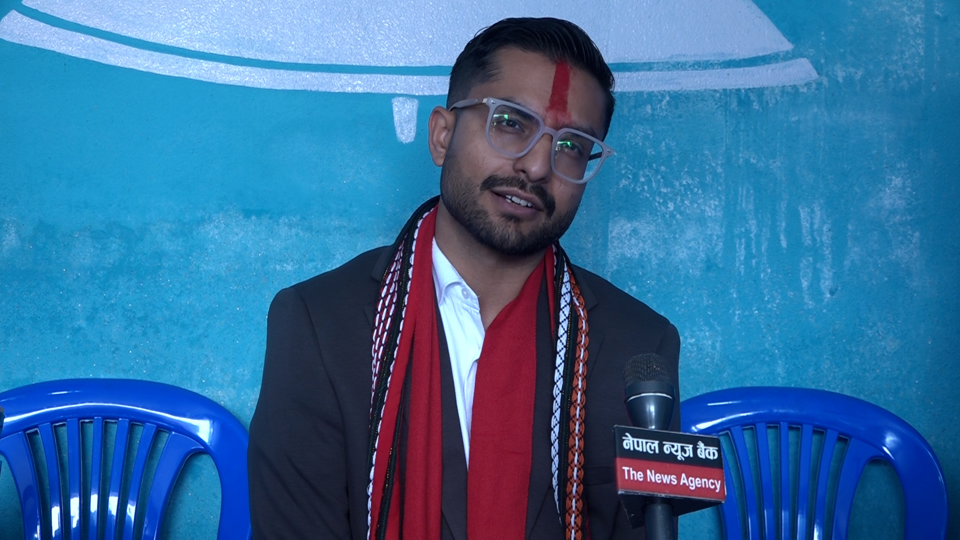 काठमाडौं ५ मा सस्मित पोखरेलको चुनावी घरदैलो