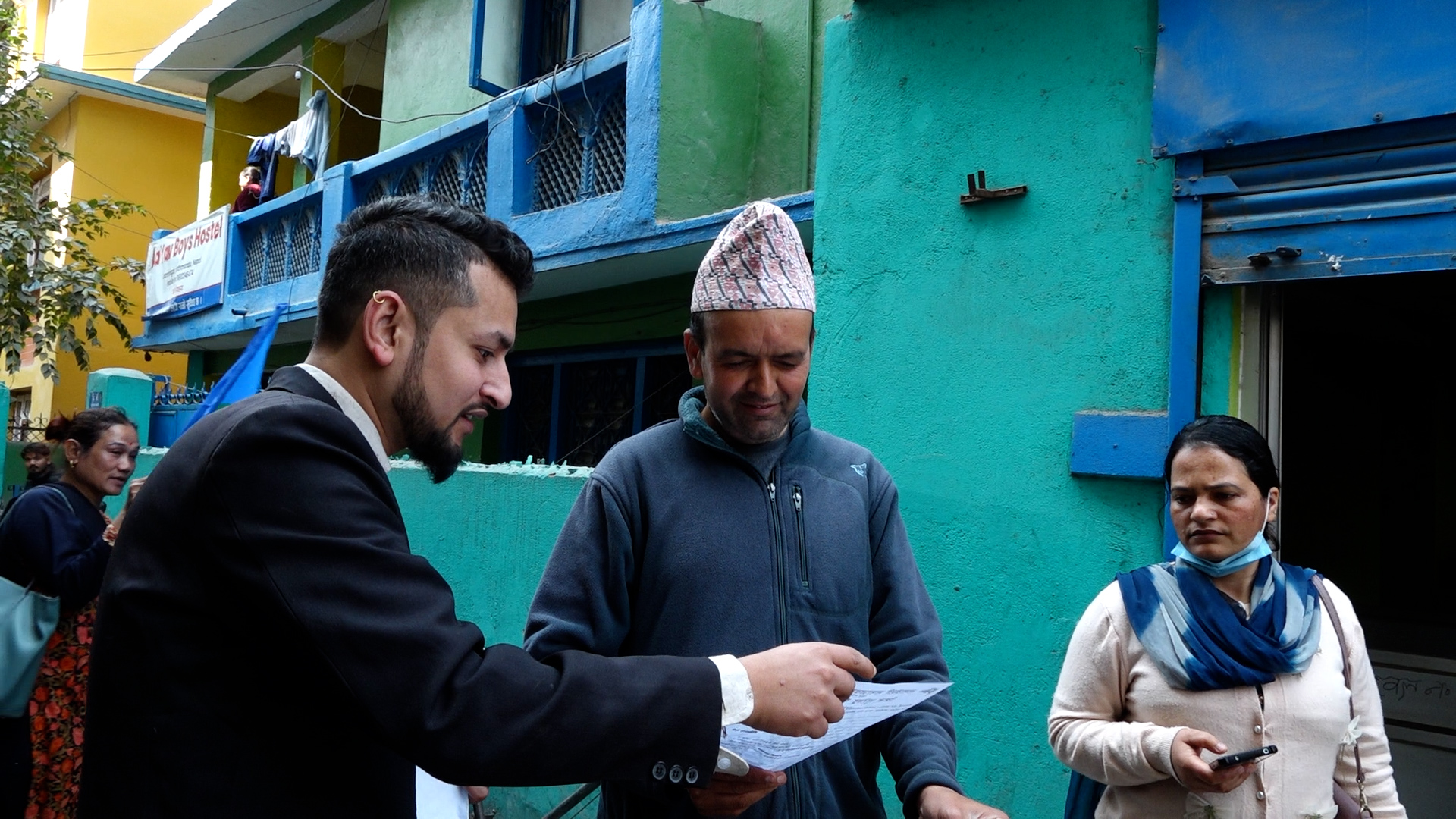 काठमाडौं–१ मा समावेशी समाजवादी पार्टीका उम्मेदवार पाण्डेको घरदैलो अभियान