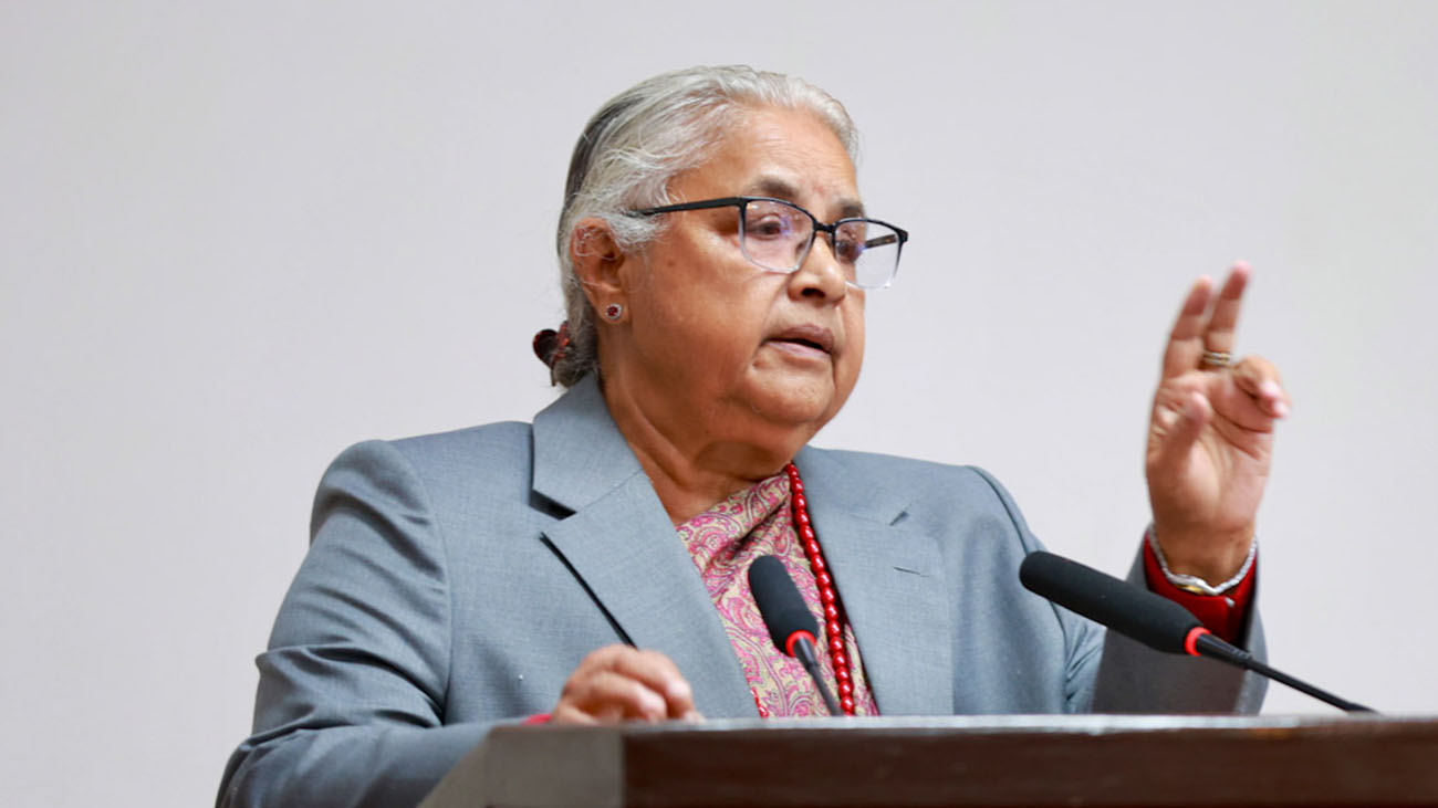 राष्ट्रियसभामा मुस्लिम आयोगको प्रतिवेदन प्रस्तुत गर्दै प्रधानमन्त्री