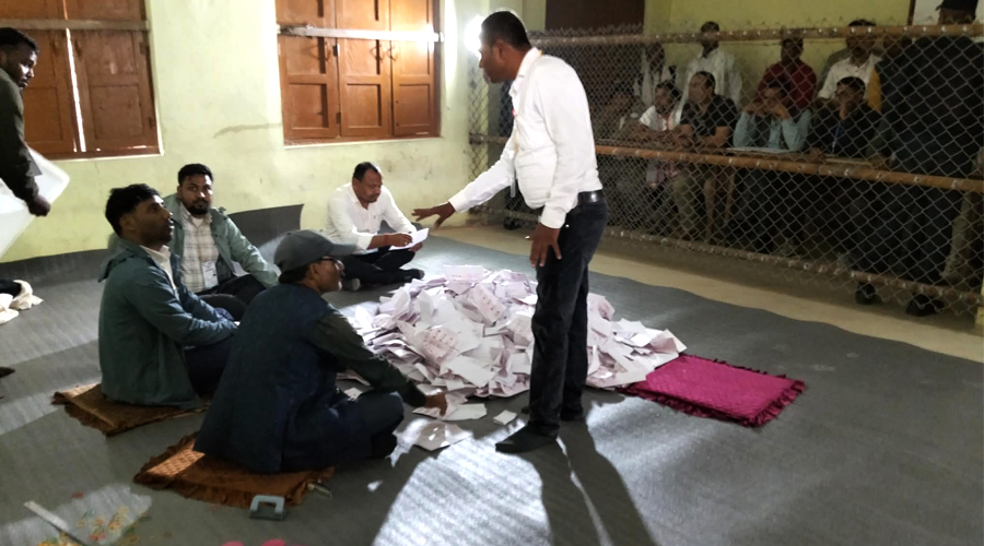 सर्लाही-४ काे मतगणना सुरु