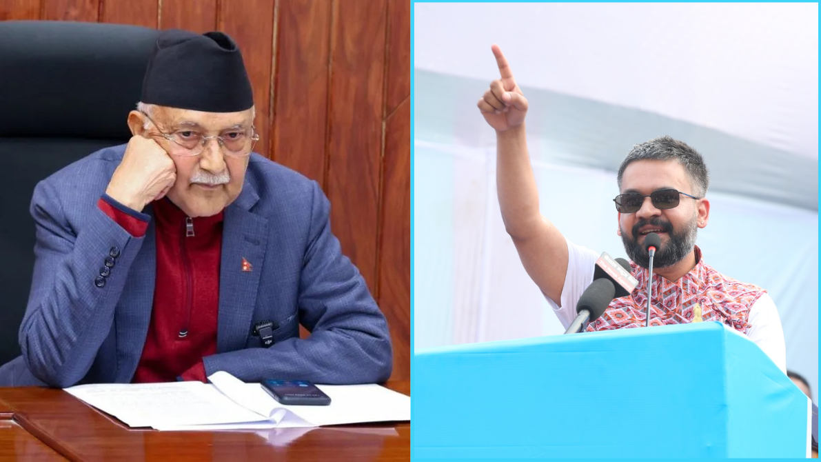 ४९ हजार भन्दा बढी मतले ओली पराजित, झापा–५ मा बालेनको अभूतपूर्व जीत