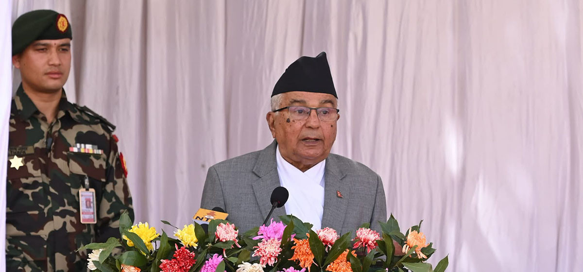 युवा सहभागिता र मुलुकको समृद्धिका लागि राष्ट्रपतिको आह्वान