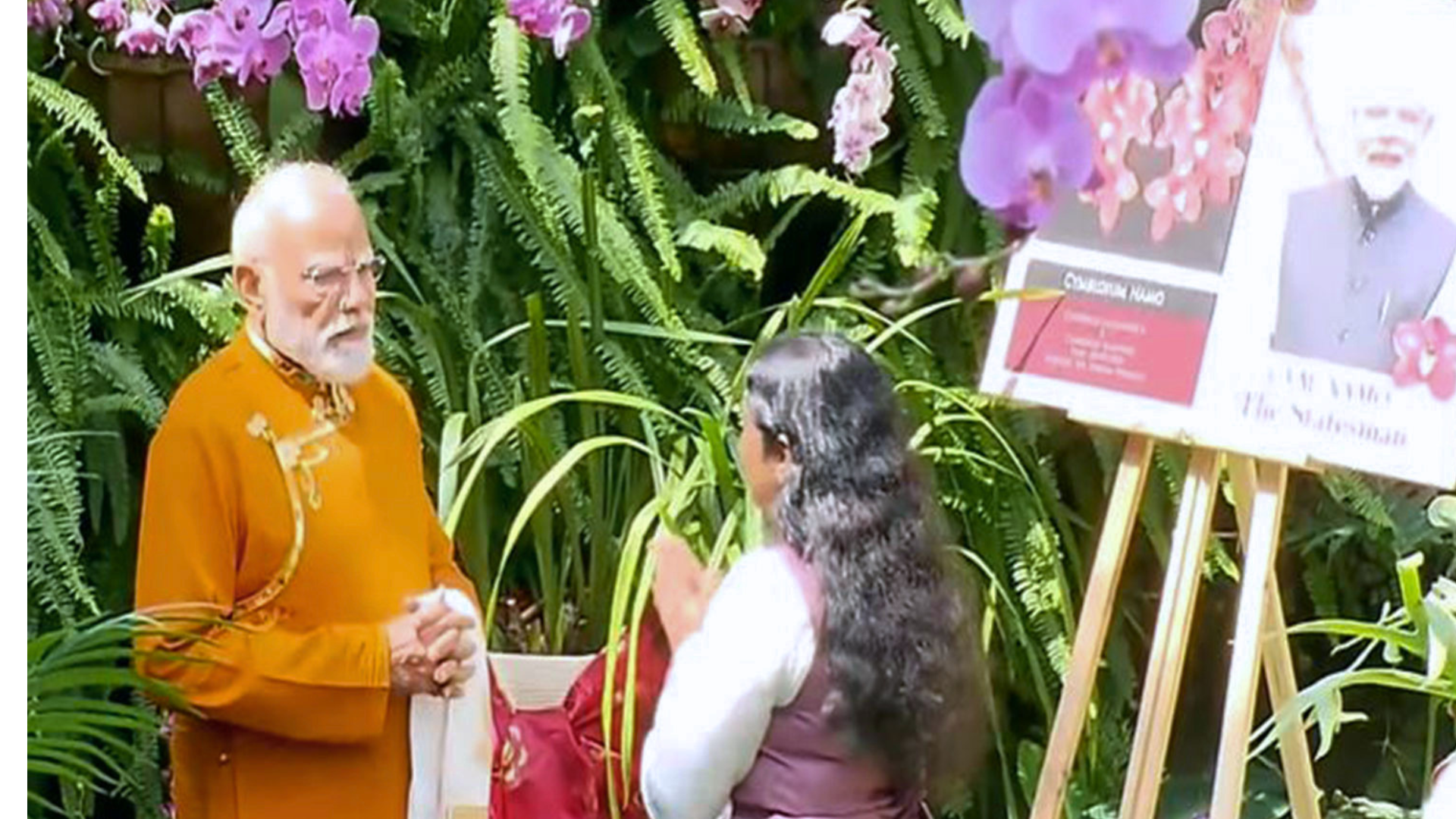 भारतीय प्रधानमन्त्री मोदी सिक्किमको गान्दोकमा