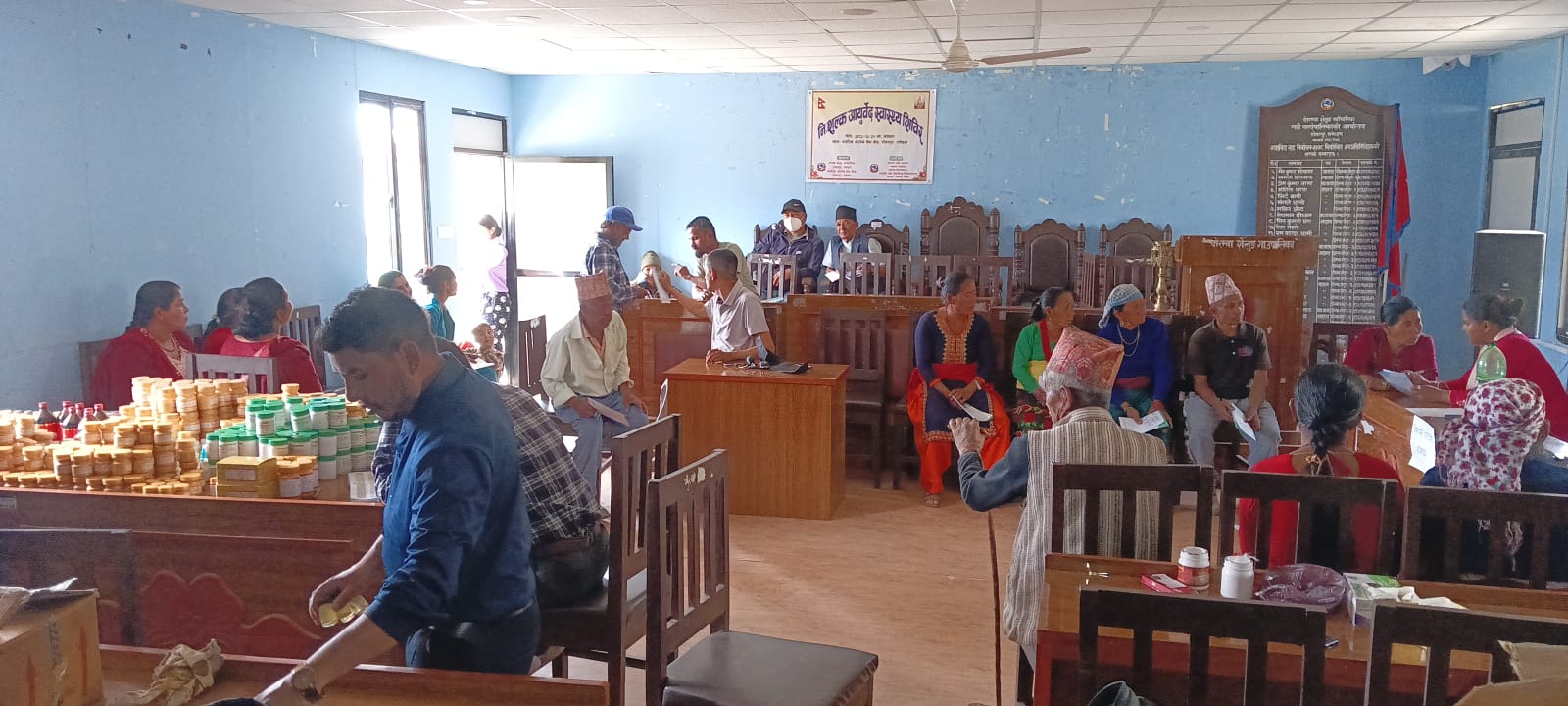 रामेछापको दोरम्बा सैलुङ गाउँपालिकामा निस्शुल्क स्वास्थ्य शिविर, २०० जनाले लिए निःशुल्क स्वास्थ्य सेवा