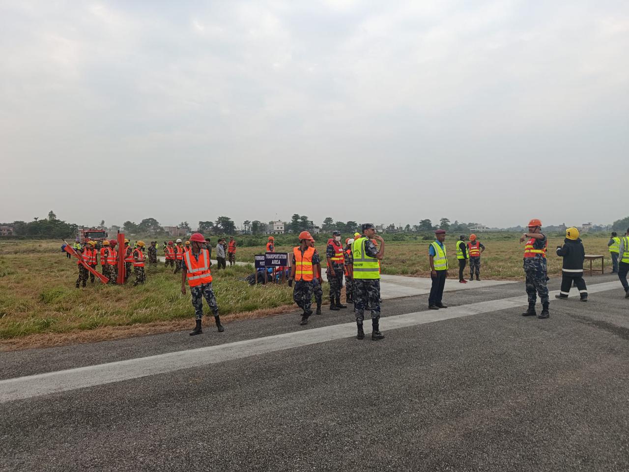 विराटनगर विमानस्थलमा ‘फूल स्केल एक्सरसाइज’, दुर्घटनापछिको उद्धार प्रणालीको परीक्षण विराटनगर विमानस्थलमा ‘फूल स्केल एक्सरसाइज’, दुर्घटनापछिको उद्धार प्रणालीको परीक्षण