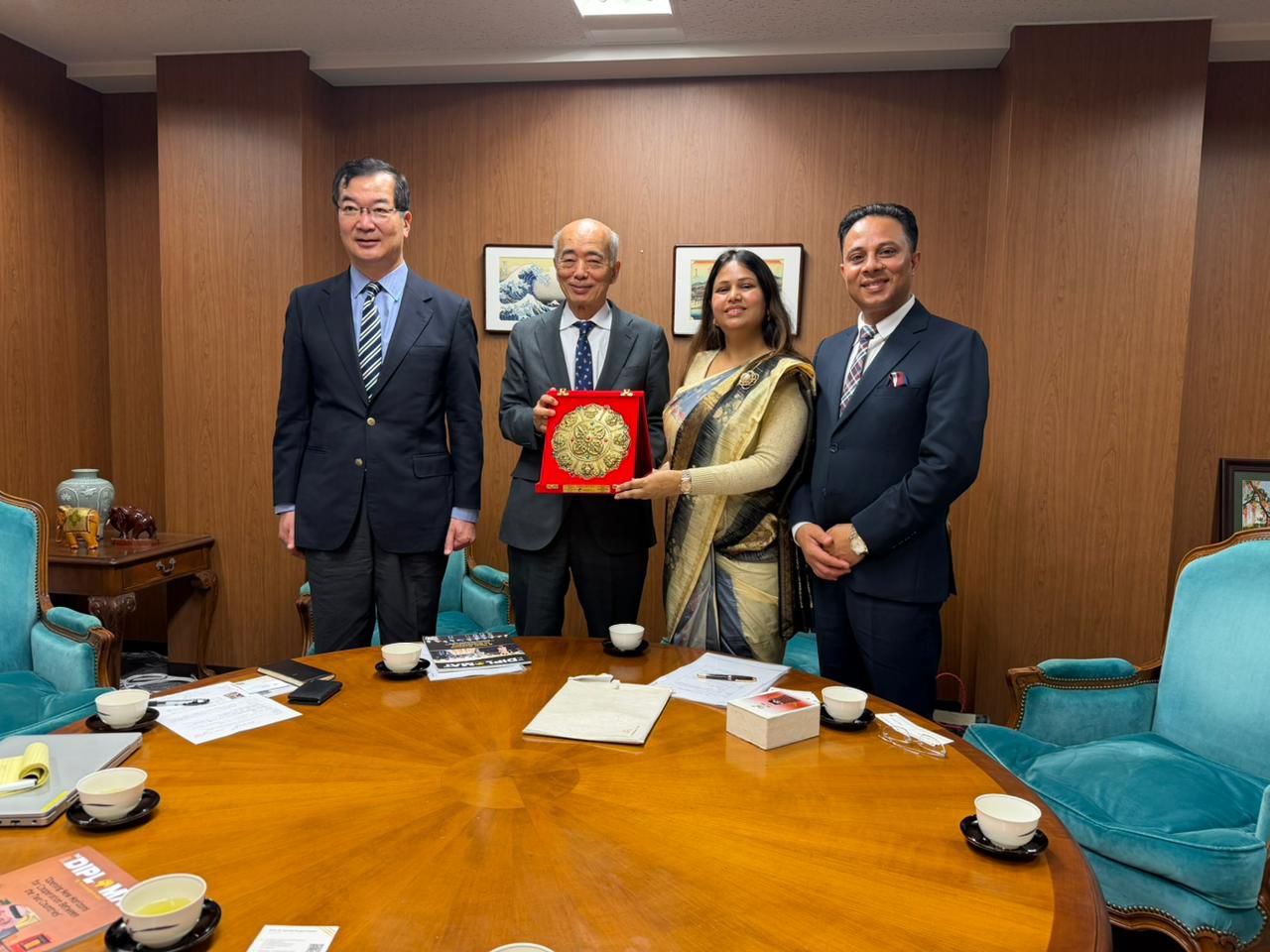 आईआरजीडीडी र जीआईआईए बीच टोकियोमा उच्चस्तरीय रणनीतिक परामर्श बैठक सम्पन्न