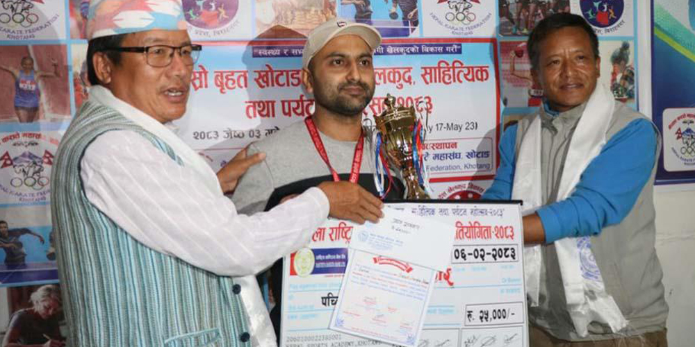 दमकका  नेपाललाई खुला राष्ट्रिय बुद्धिचाल प्रतियोगिताको उपाधि