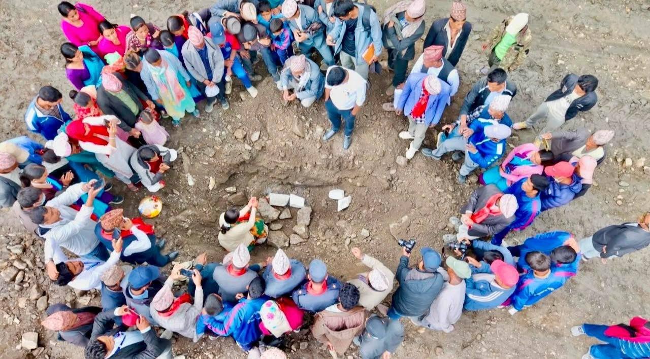 भारतको सहयोगमा हुम्लामा नेपाल–भारत मैत्री अस्पताल भवन निर्माणको शुभारम्भ