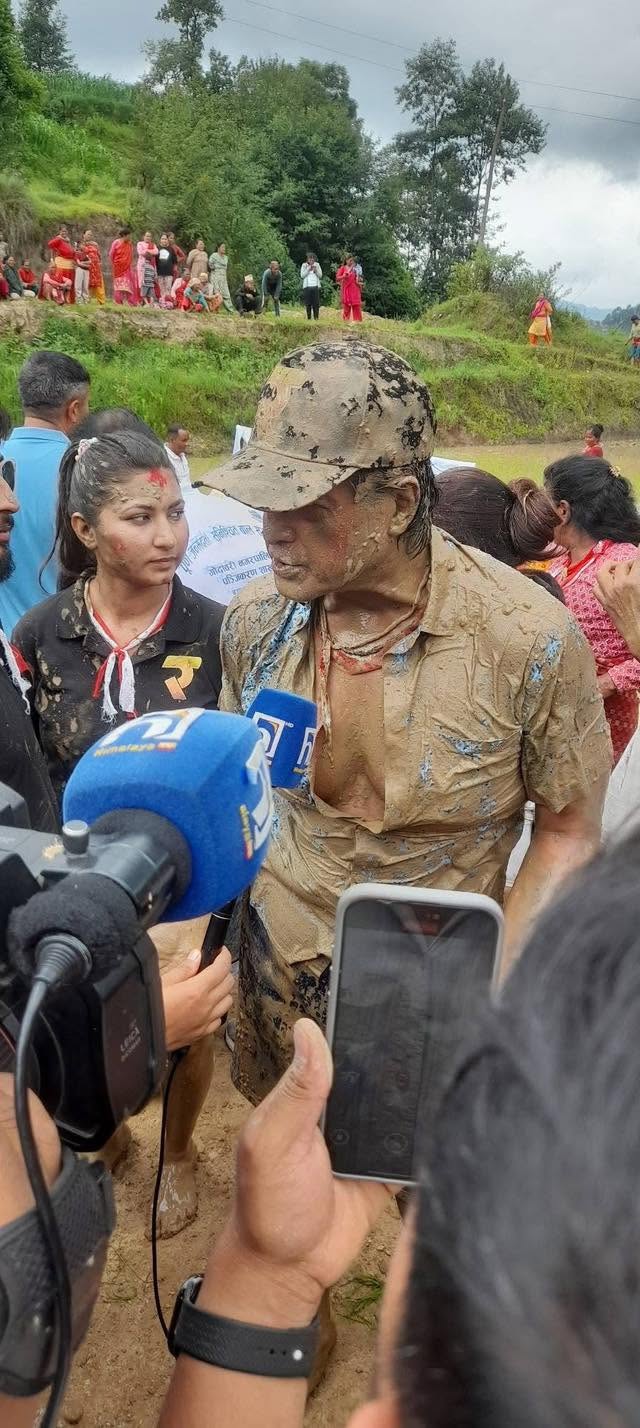 महानायक राजेश हमालको धान दिवस