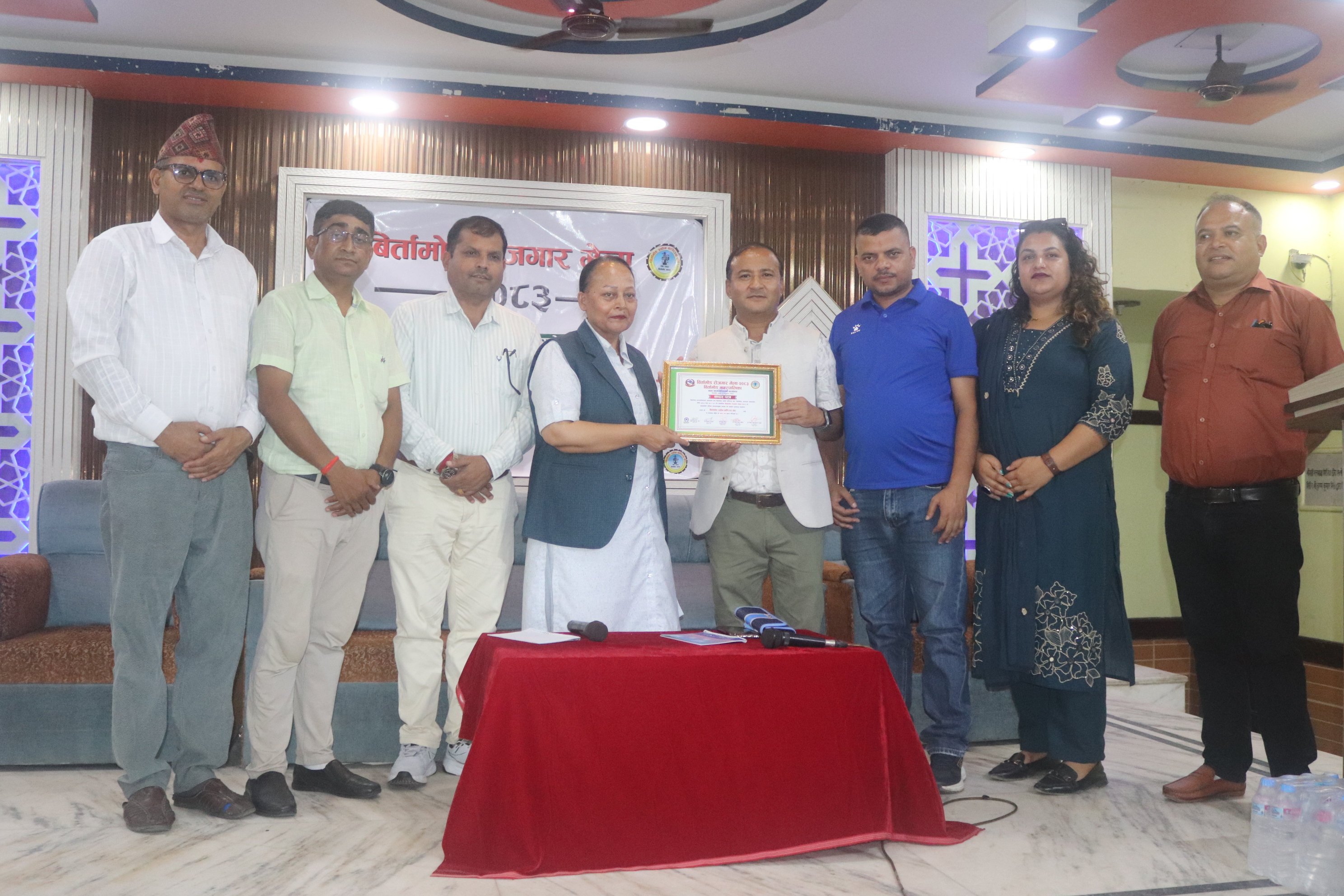 बिर्तामोड रोजगार मेलामार्फत १ सय ६४ जनालाई रोजगारी