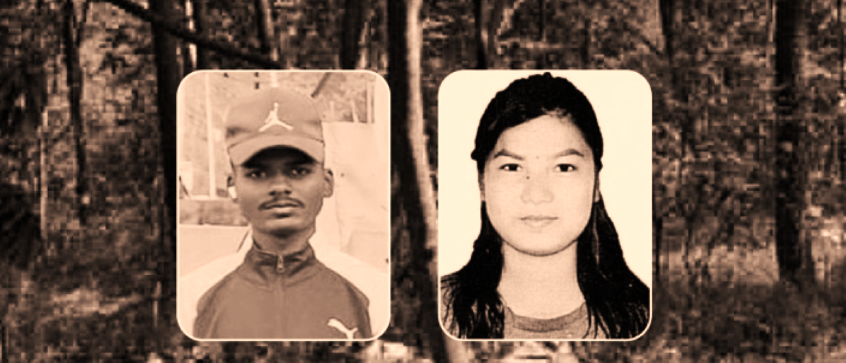 एक महिनापछि युवतीसहित झुण्डिएको अबस्थामा जंगलमा भेटिए हराएका सशस्त्रका असई 