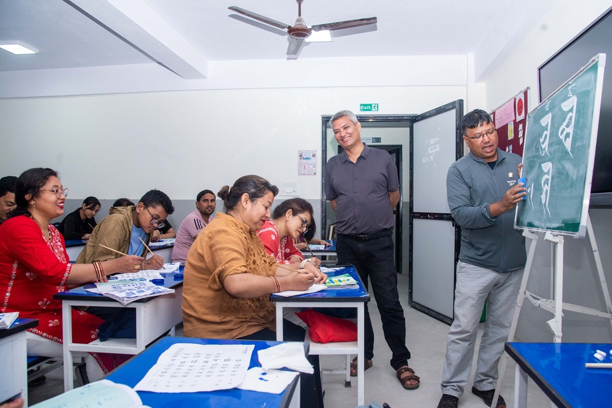 ‘रञ्जना लिपि’ लेखन प्रशिक्षण ‘रञ्जना लिपि’ लेखन प्रशिक्षण
