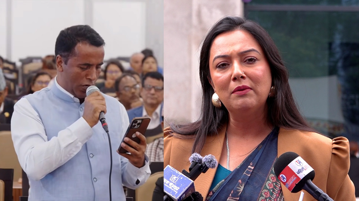 बालेनको बचाउ  गर्न रास्वपाका सांसदहरुले भूमि मिचेको प्रमाण खोजेर हिडेका छन् : सांसद ओली