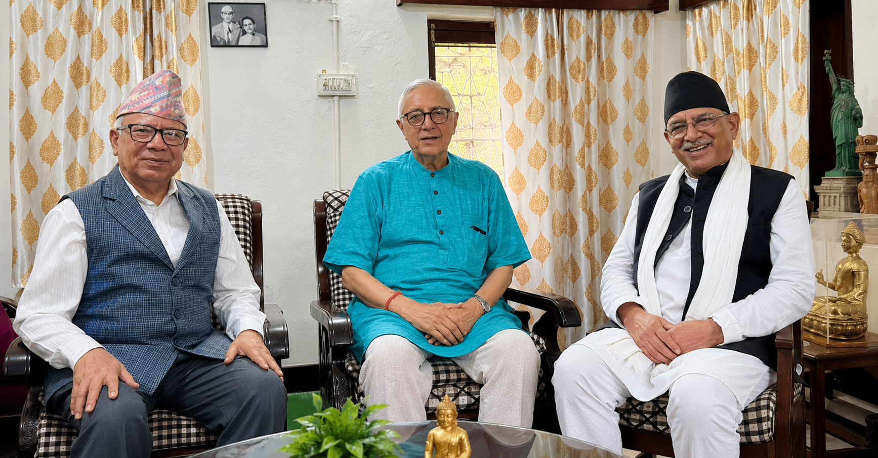 विराटनगरमा राजनीतिक केमेस्ट्री प्रचण्ड–नेपाल शेखर विच भेटवार्ता 