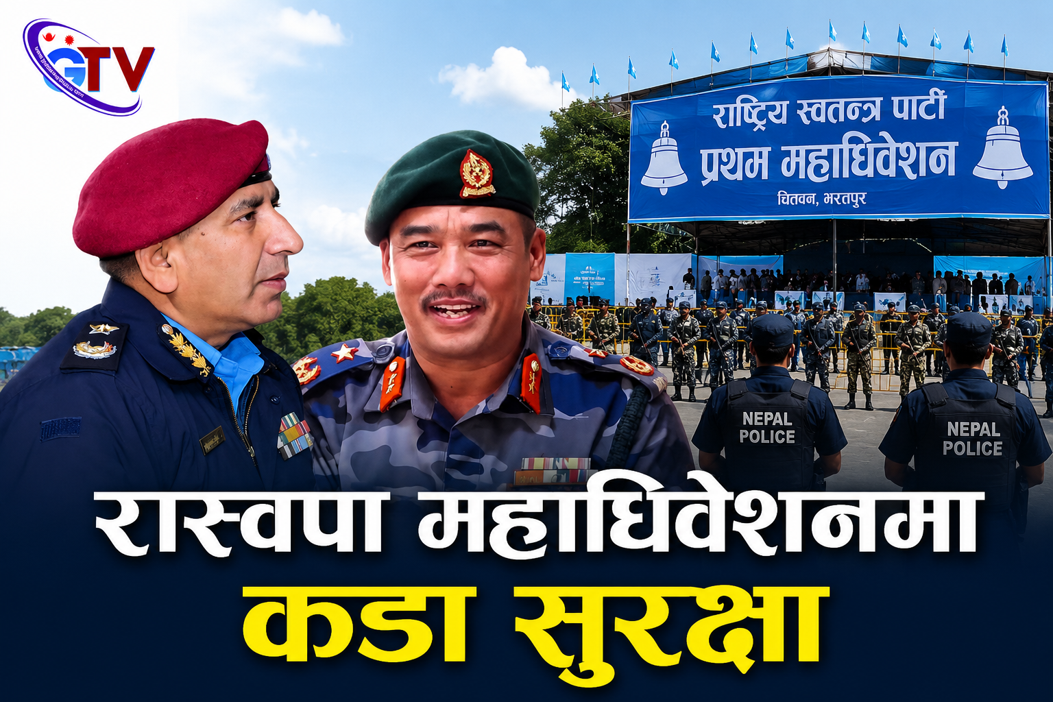 रास्वपा महाधिवेशनमा हाई अलर्ट, दुई एआईजीको प्रत्यक्ष निगरानी रास्वपा महाधिवेशनमा हाई अलर्ट, दुई एआईजीको प्रत्यक्ष निगरानी