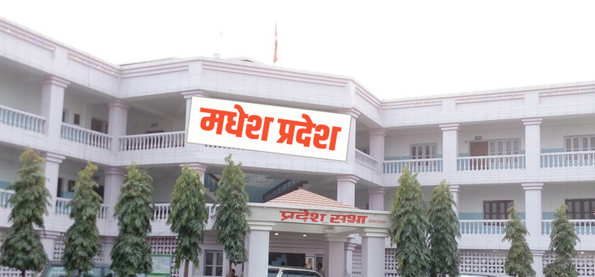 मधेस प्रदेशसभा बैठक बस्दै